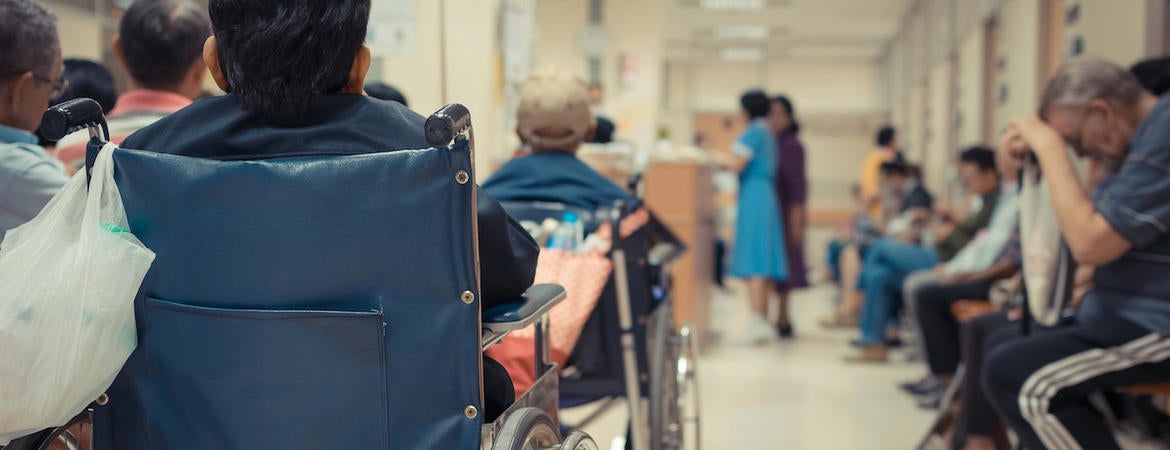 Waiting Room in Hospital